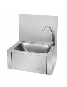 Vogue Stainless Steel Knee Operated Sink