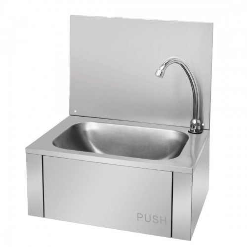 Vogue Stainless Steel Knee Operated Sink