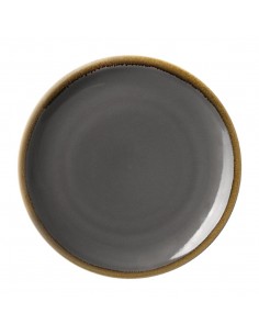 Olympia Kiln Round Coupe Plate Smoke 280mm