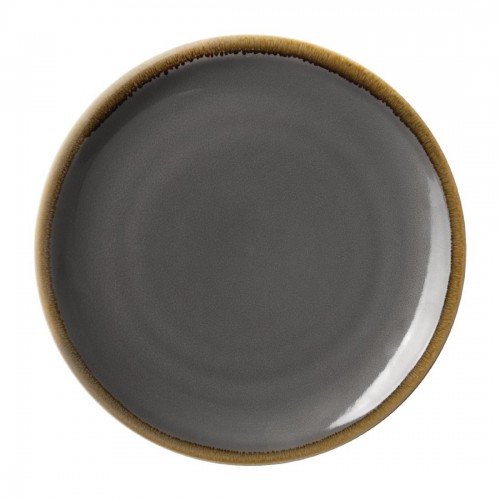 Olympia Kiln Round Coupe Plate Smoke 280mm