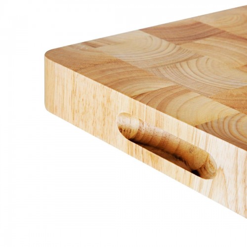 Vogue Small Rectangular Wooden Chopping Board - C461 - Buy Online at Nisbets