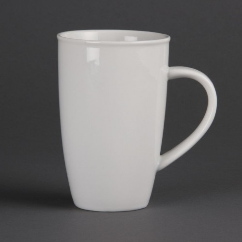 Olympia Whiteware Latte Mugs 400ml 14oz