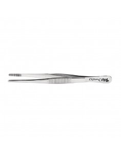 Stainless Steel Round Tip Micro Tweezers 160mm