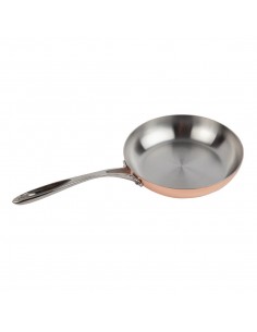 Vogue Tri Wall Copper Frying Pan 240mm