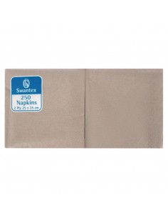 Compostable Kraft Cocktail Napkins 250mm