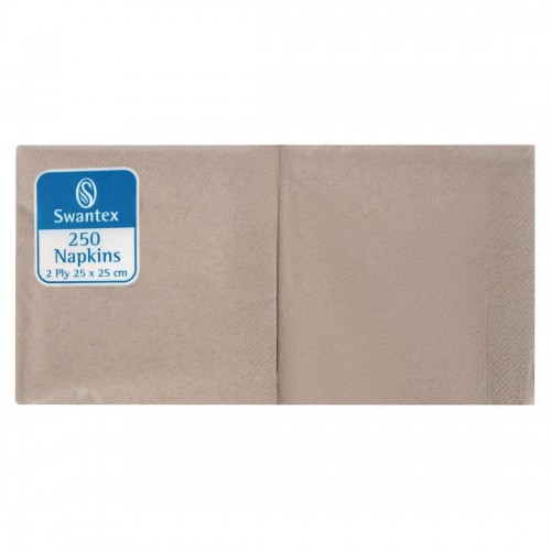 Compostable Kraft Cocktail Napkins 250mm