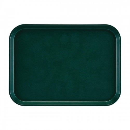 Cambro EpicTread Fibreglass Rectangular Non-Slip Tray Green 415mm