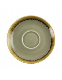 Olympia Kiln Cappuccino Saucer Moss 140mm