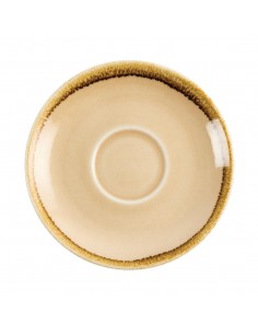 Olympia Kiln Cappuccino Saucer Sandstone 140mm