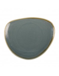 Olympia Kiln Triangular Plate Ocean 230mm