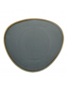 Olympia Kiln Triangular Plate Ocean 280mm