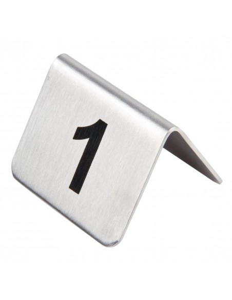 Stainless Steel Table Numbers 31-40 | U049 | Next Day Catering