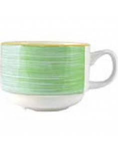 Steelite Rio Green Slimline Stacking Cups 200ml