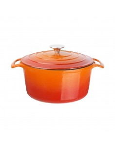 Vogue Round Orange Casserole Dish