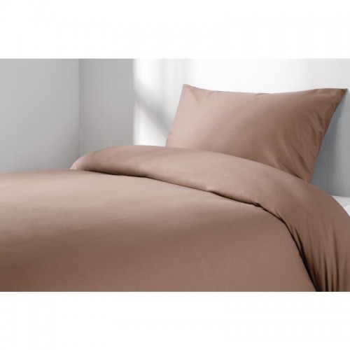 Mitre Essentials Spectrum Flat Sheet Mocha Single