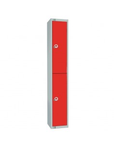 Elite Lockers Elite Double Door Coin Return Locker with Sloping