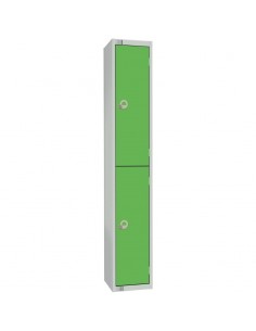 Elite Lockers Elite Double Door Coin Return Locker with Sloping