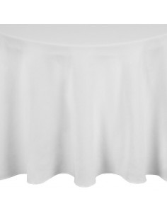 Occasions Round Tablecloth White 3050mm