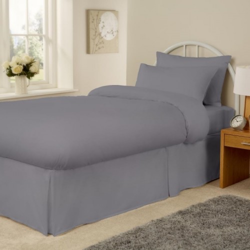 Mitre Essentials Spectrum Duvet Cover Open Grey Single