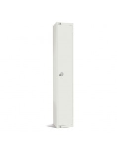 Elite Lockers Elite Single Door Camlock Locker White - GR309-C