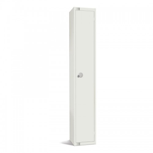 Elite Lockers Elite Single Door Camlock Locker White - GR309-C