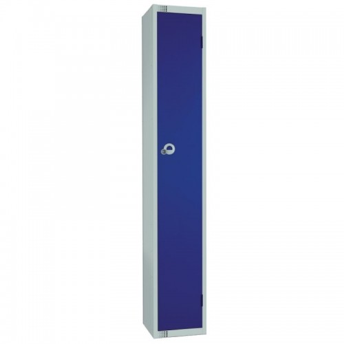 Elite Lockers Elite Single Door Coin Return Locker Blue