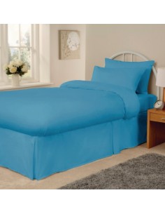 Mitre Essentials Spectrum Duvet Cover Open Turquoise Single