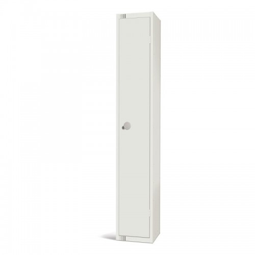 Elite Lockers Elite Single Door Padlock Locker White - GR309-P