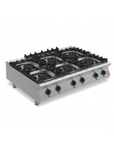 Falcon F900 Six Burner Countertop Boiling Hob Natural Gas G90126