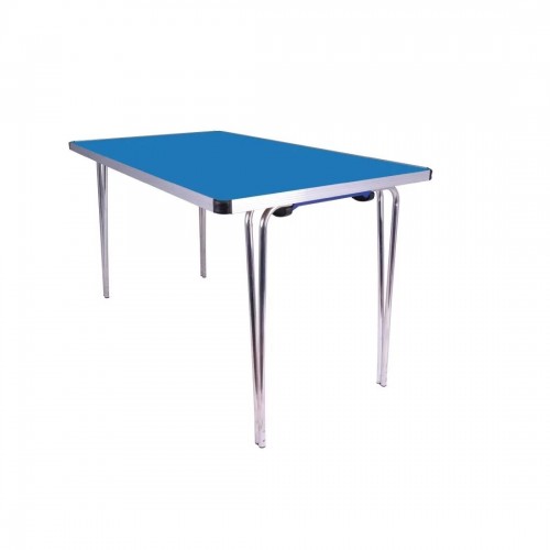 Gopak Contour Folding Table Blue 3ft