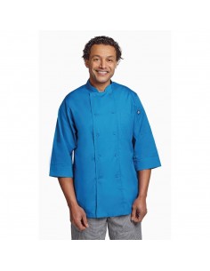 Colour by Chef Works Chef Coat Blue XS - XXL