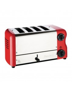 Rowlett Esprit 4 Slot Toaster Traffic Red