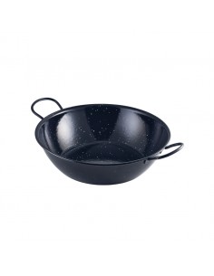 Black Enamel Dish 30cm