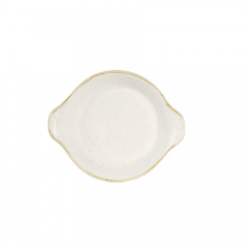 Stonecast Barley White Large Round Eared Dish