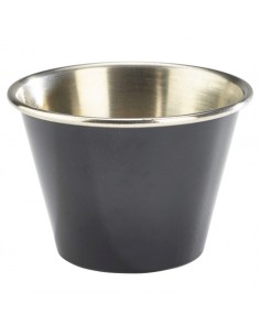 2.5oz Stainless Steel Ramekin Black