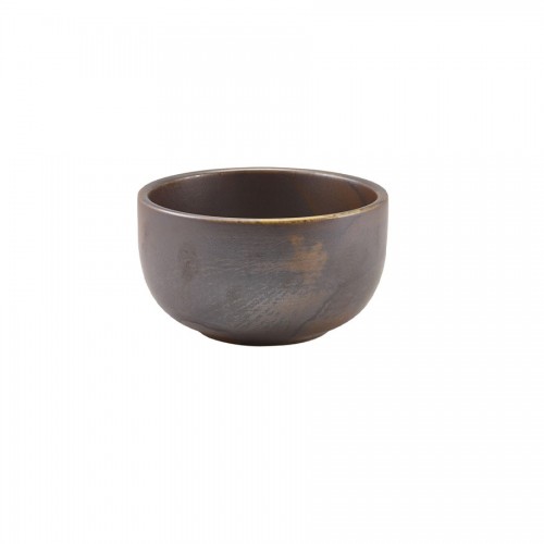 Terra Porcelain Rustic Copper Round Bowl 12.5cm