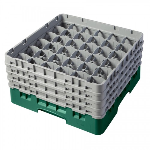 Cambro Camrack Glass Rack 36 Compartments Green