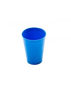 Polycarbonate Tumbler Fluted 7oz Blue