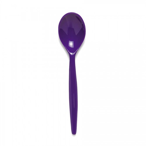 Polycarb Dessert Spoon Standard 20cm Purple