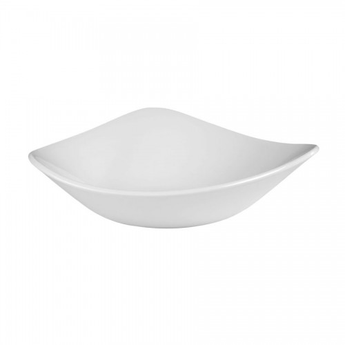 Lotus Bowl Triangular White 26cl