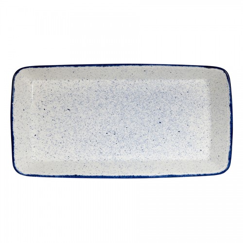 Stonecast Hints Indigo Rectangle Baking Dish 15 inch