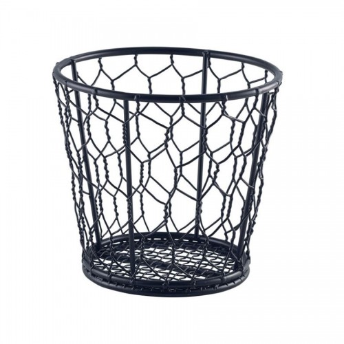 Black Wire Basket 12cm Dia