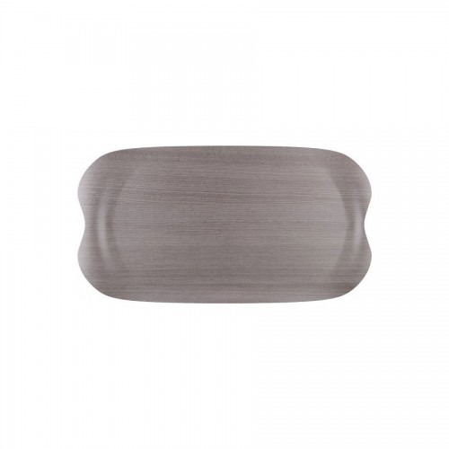 Roltex Tray Wave 43cm x 33cm Grey Wood