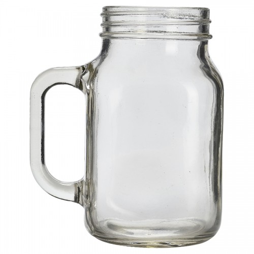 Genware Glass Mason Jar 50cl 17.5oz