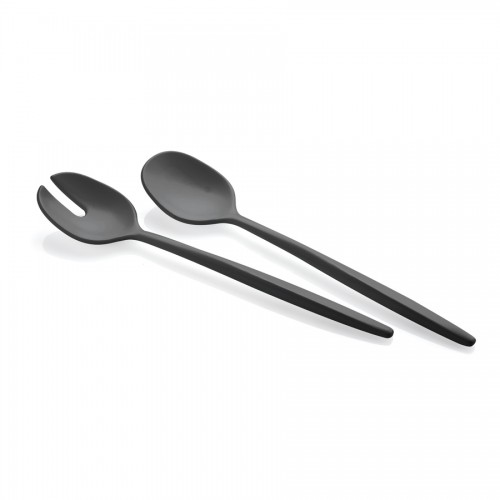 Pair Of MyFusion 28cm Salad Servers Black