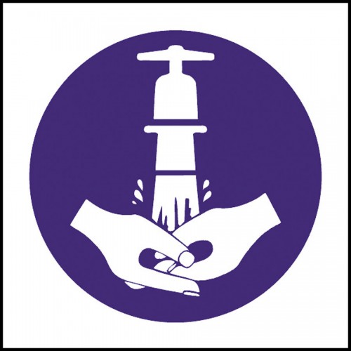 Kitchen Food Safety Wash Your Hands Symbol