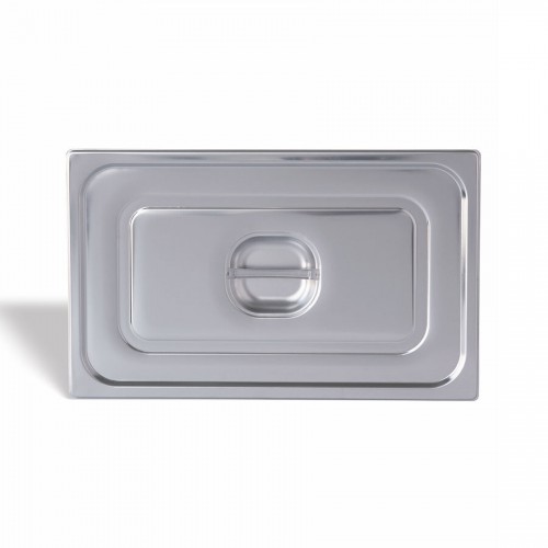 Stainless Steel 18/10 Plain Lid for 2/3 G/N