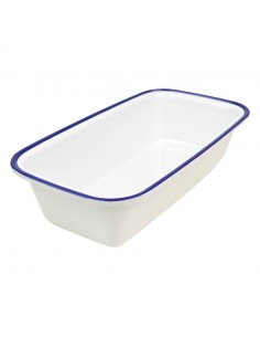 Enamelware Melamine 1/3 Size Dish 176 x 325 x 80mm