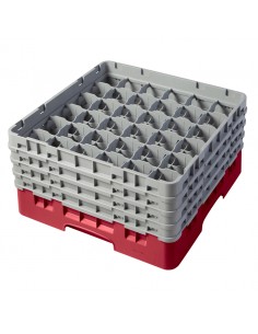 Camrack Glass Rack 36 Compartments Cranberry