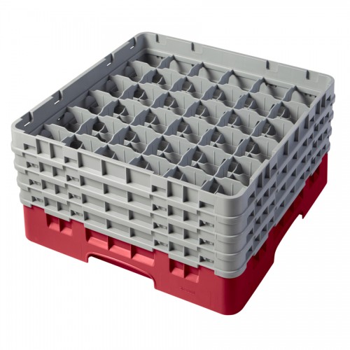 Camrack Glass Rack 36 Compartments Cranberry